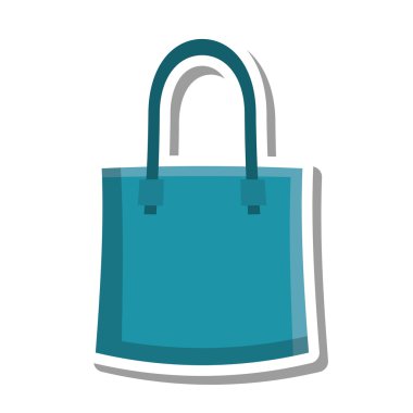 kumaş çanta taşıma izole simgesi