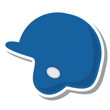 Beyzbol kask koruma donanımları simgesi