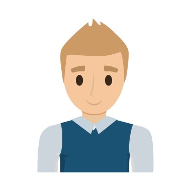 adam erkek avatar izole