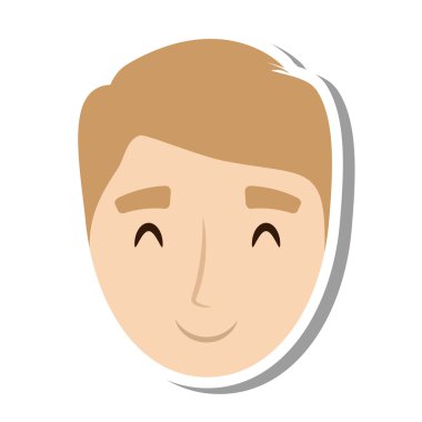 adam erkek avatar izole