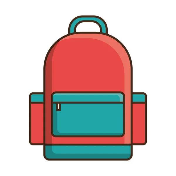 Travel bag isolerade ikonen — Stock vektor