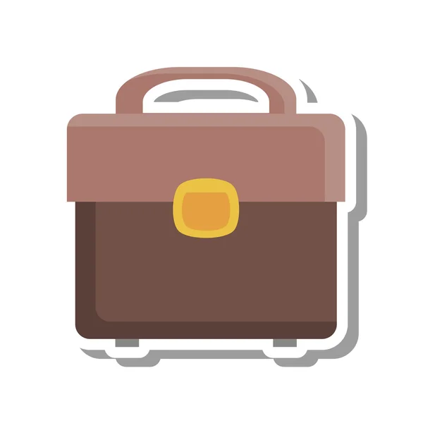 सूटकेस यात्रा अलग प्रतीक — स्टॉक वेक्टर