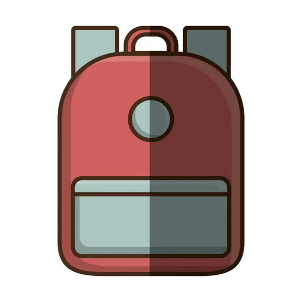 旅游袋孤立的图标 — 图库矢量图片