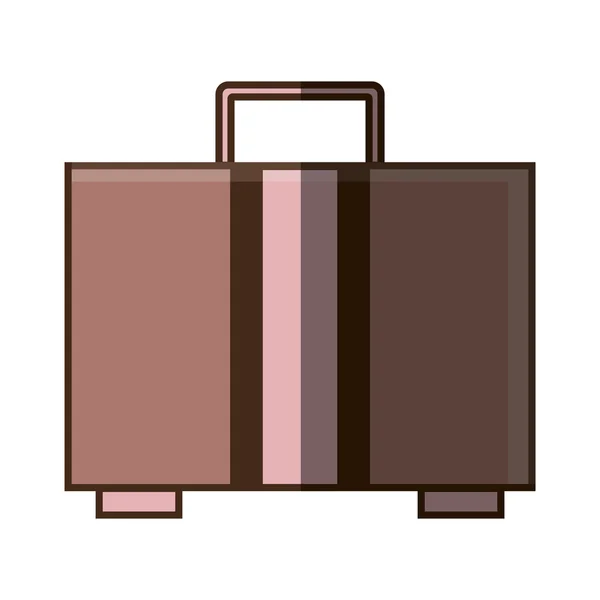 Ikona na białym tle podróż walizki — Wektor stockowy