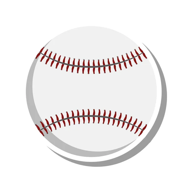 Baseball ball sport isolated icon — Stock Vector