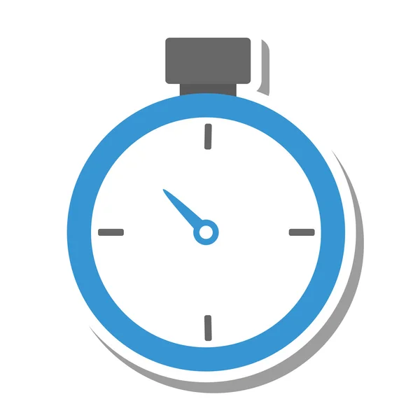 Reloj cronómetro icono aislado — Vector de stock