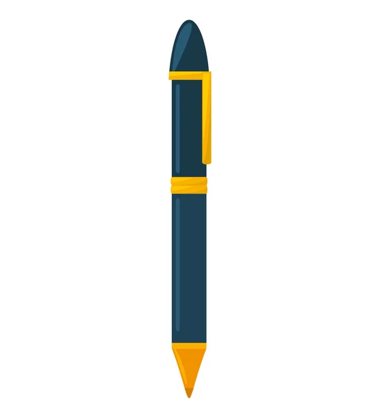 Pen úřadu poskytnout izolované ikonu — Stockový vektor