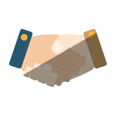 Elini sıkmak izole simgesi