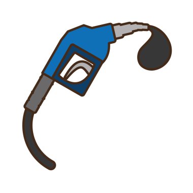 Petrol benzin istasyonu pompa izole simgesi