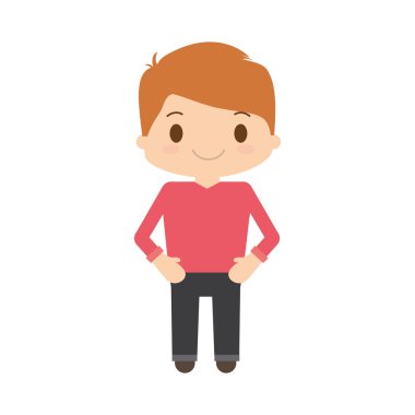 mutlu çocuk karakter avatar