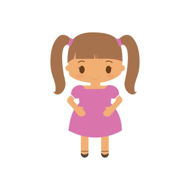 mutlu kız karakter avatar