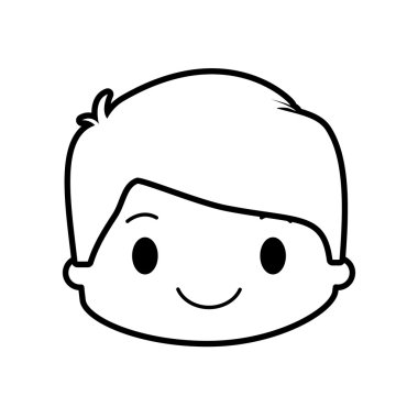 mutlu çocuk karakter avatar