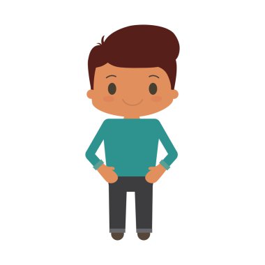mutlu çocuk karakter avatar