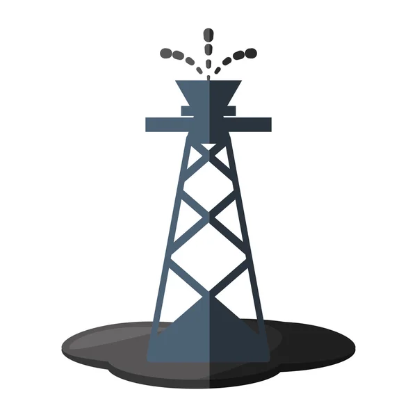 Tower oljeindustrin prospektering — Stock vektor