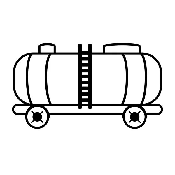 Transporte de camiones cisterna — Vector de stock