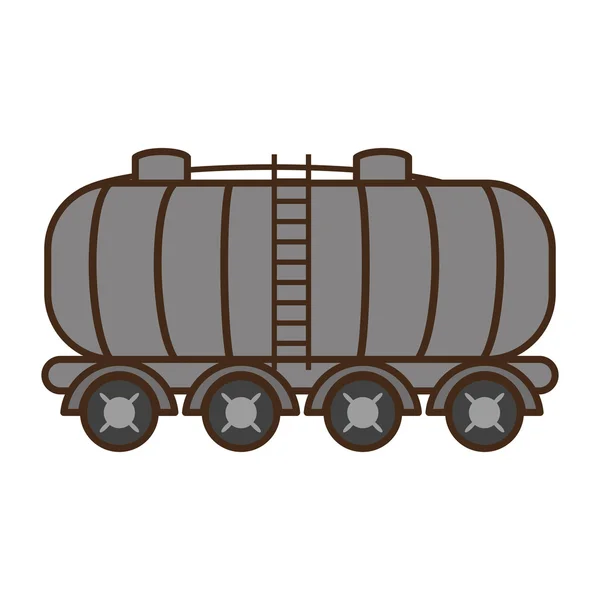 Transporte de camiones cisterna — Vector de stock