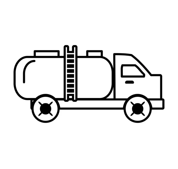 Transporte de camiões petroleiros —  Vetores de Stock