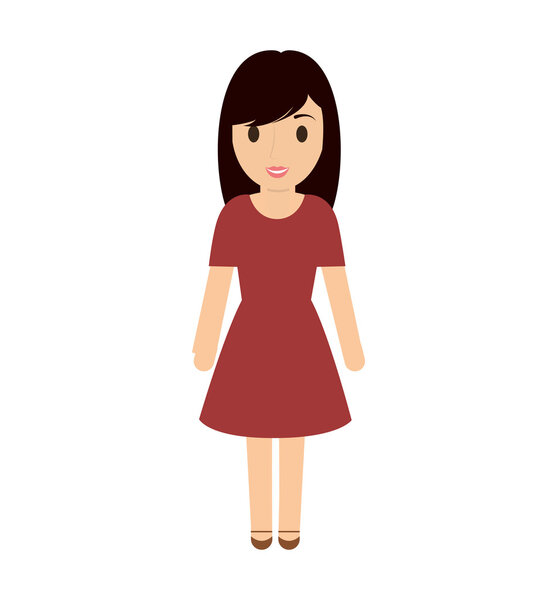 teen girl character avatar