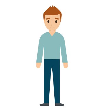 genç çocuk karakter avatar