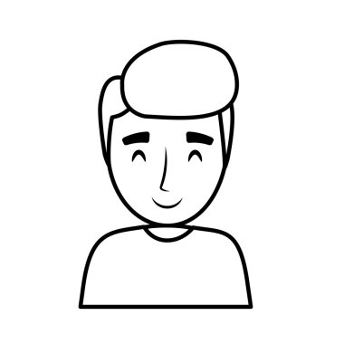 genç çocuk karakter avatar