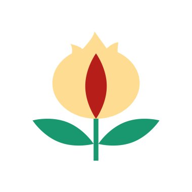 Fleur de lys izole simgesi