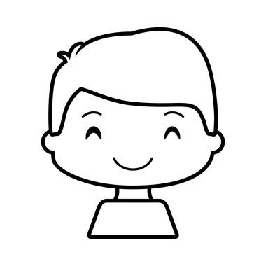 mutlu çocuk karakter avatar