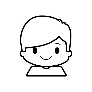 mutlu çocuk karakter avatar