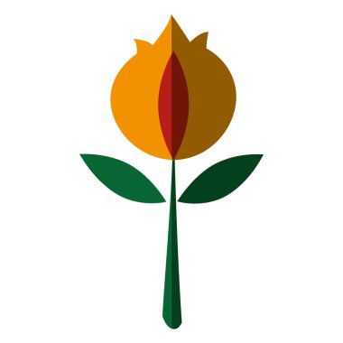 Fleur de lys izole simgesi