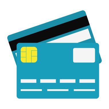 kredi kartı izole simgesi