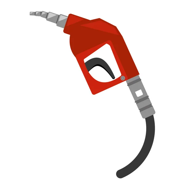 Olie service station pomp geïsoleerde pictogram — Stockvector