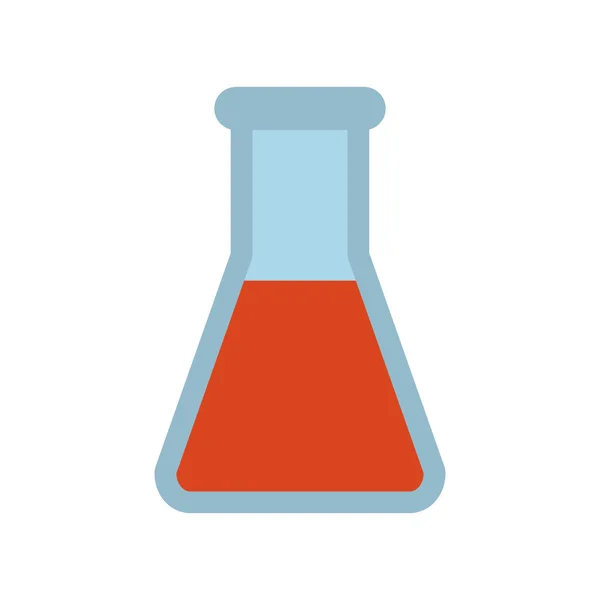 Rohrtest Wissenschaft isolierte Ikone — Stockvektor