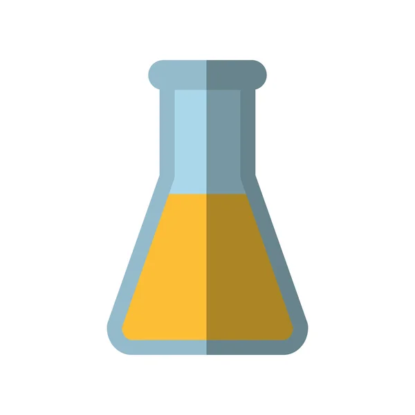 Tubo prueba ciencia aislado icono — Archivo Imágenes Vectoriales