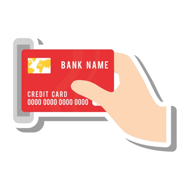 Kreditkarten-Ikone — Stockvektor