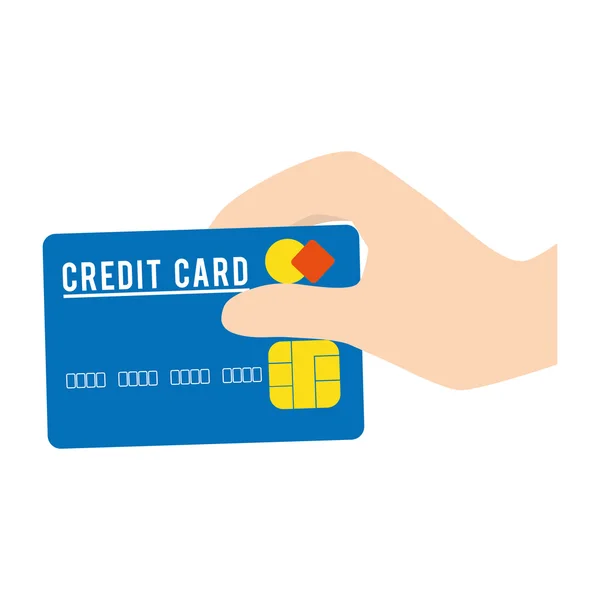 Kreditkarten-Ikone — Stockvektor