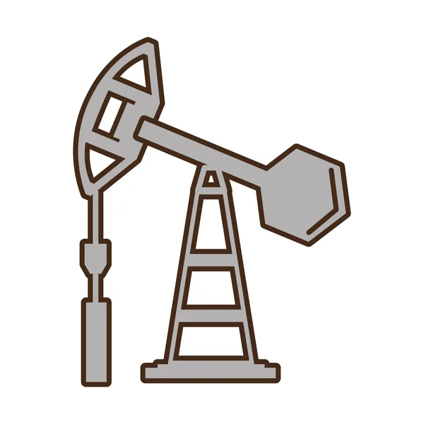 Tower oil exploration industry — Stock Vector