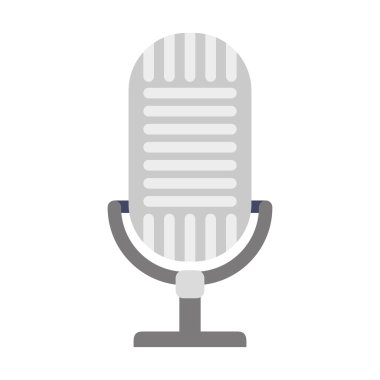mikrofon ses aygıtı izole edilmiş simge