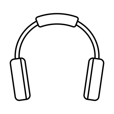 kulaklık ses aygıtı izole simgesi