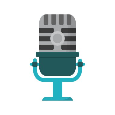 mikrofon ses aygıtı izole edilmiş simge