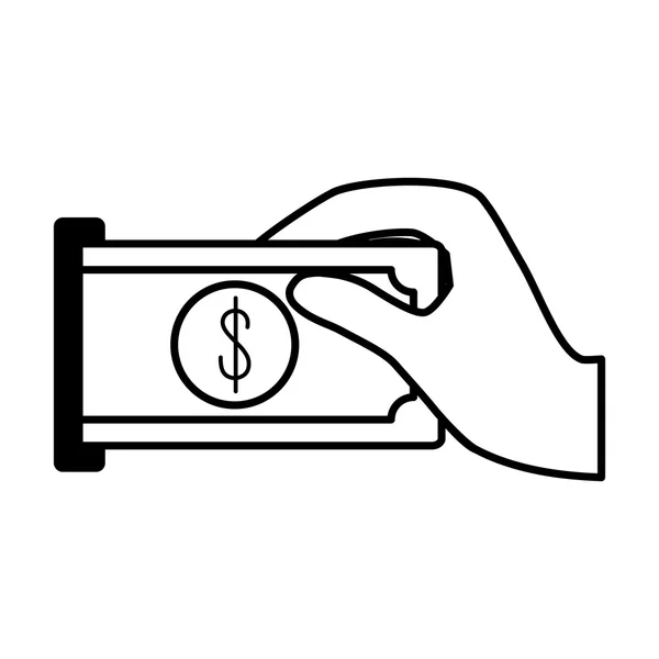 Bills dispensing machine icon — Stock Vector