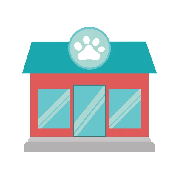 Tienda de mascotas edificio — Archivo Imágenes Vectoriales