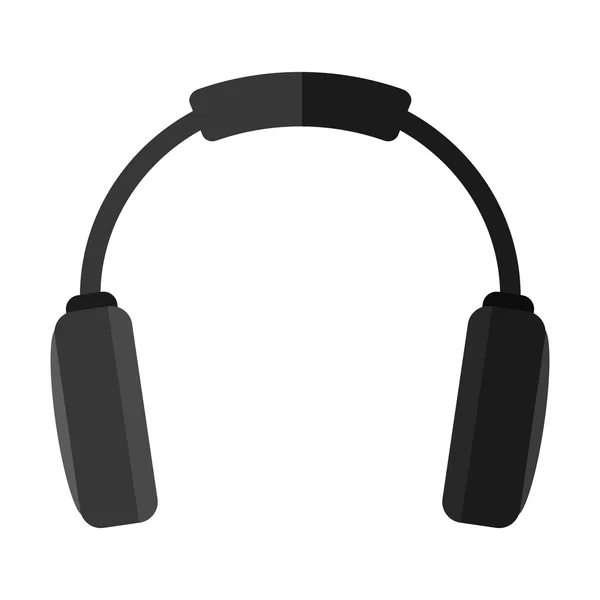 Kopfhörer Soundgerät isoliert Symbol — Stockvektor