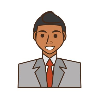 işadamı avatar zarif islated simgesi