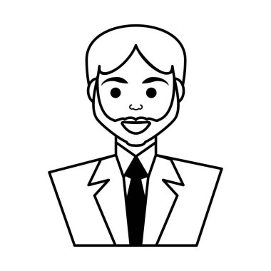 işadamı avatar zarif islated simgesi