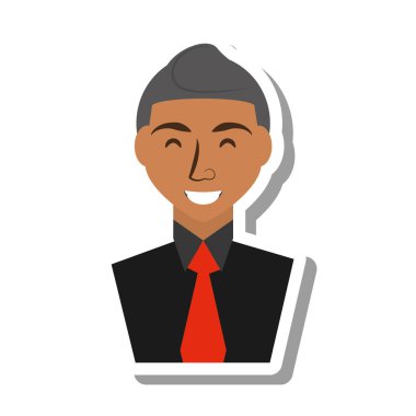 işadamı avatar zarif islated simgesi