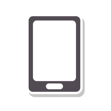 Tablet cihaz izole simgesi