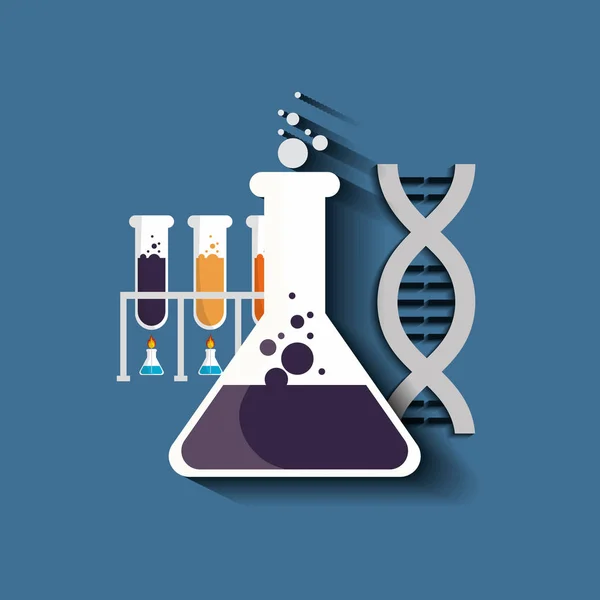 Laboratoire de chimie scientifique — Image vectorielle