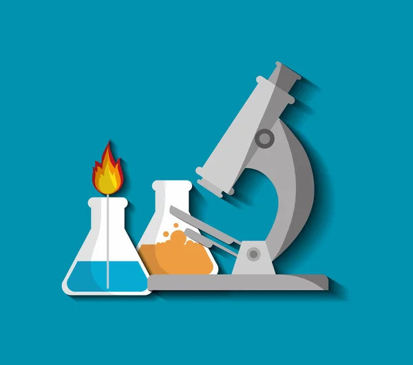 Laboratoire de chimie scientifique — Image vectorielle