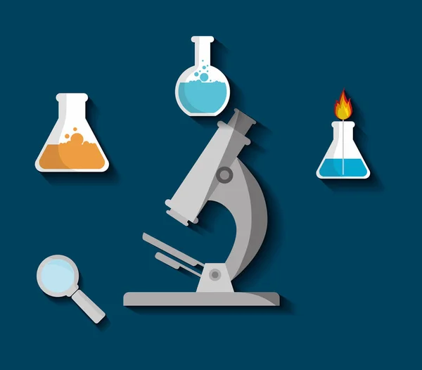 Laboratoire de chimie scientifique — Image vectorielle