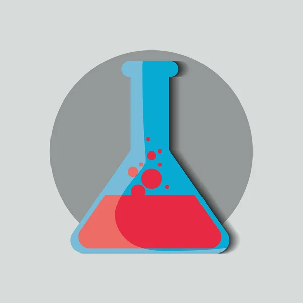 Science chemie laboratorium — Stockvector