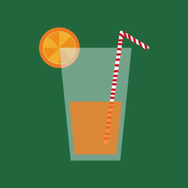 美味的桔子汁 — 图库矢量图片
